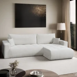 Narożnik tapicerowany CLOUD II XL z funkcją spania Vibe 03