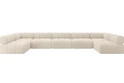 Narożnik uniwersalny modułowy GARVO-U3 475x190x70 cm Beżowy