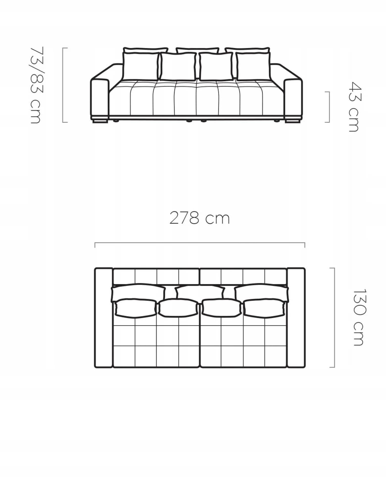 Nowoczesna BIGSOFA MOTTA Kansas 15