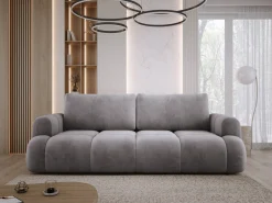 Nowoczesna Sofa Kanapa BOMO funkcja spania + pojemnik na pościel