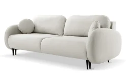 Nowoczesna sofa z funkcją spania SOFTI- Zimny beż