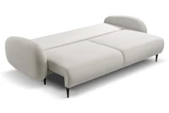 Nowoczesna sofa z funkcją spania SOFTI- Zimny beż