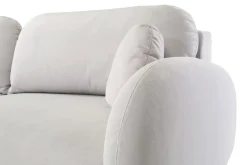 Nowoczesna sofa z funkcją spania SOFTI- Zimny beż