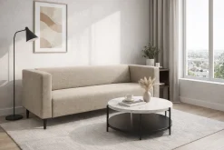 Nowoczesna wygodna sofa trzyosobowa tapicerowana CALMO curio 09