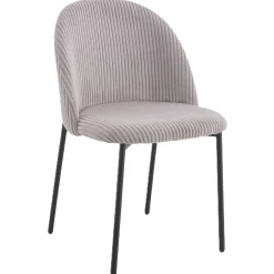 Nowoczesne stylowe krzesło Ines KT207 sztruks taupe