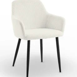 Nowoczesne stylowe krzesło kuchnia jadalnia salon KT206 Lotta sztruks beż