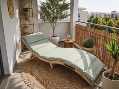 Nowoczesny leżak leżanka fotel ogrodowy plażowy basenowy Kasani premium