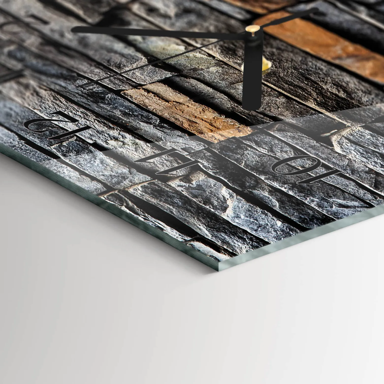 Nowoczesny zegar 30x60 Klinkier cichy mechanizm salon