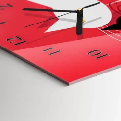 Nowoczesny zegar 30x60 Koty design na ścianę