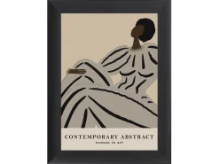 Obraz w ramie Contemporary Abstract Woman 62x82 cm