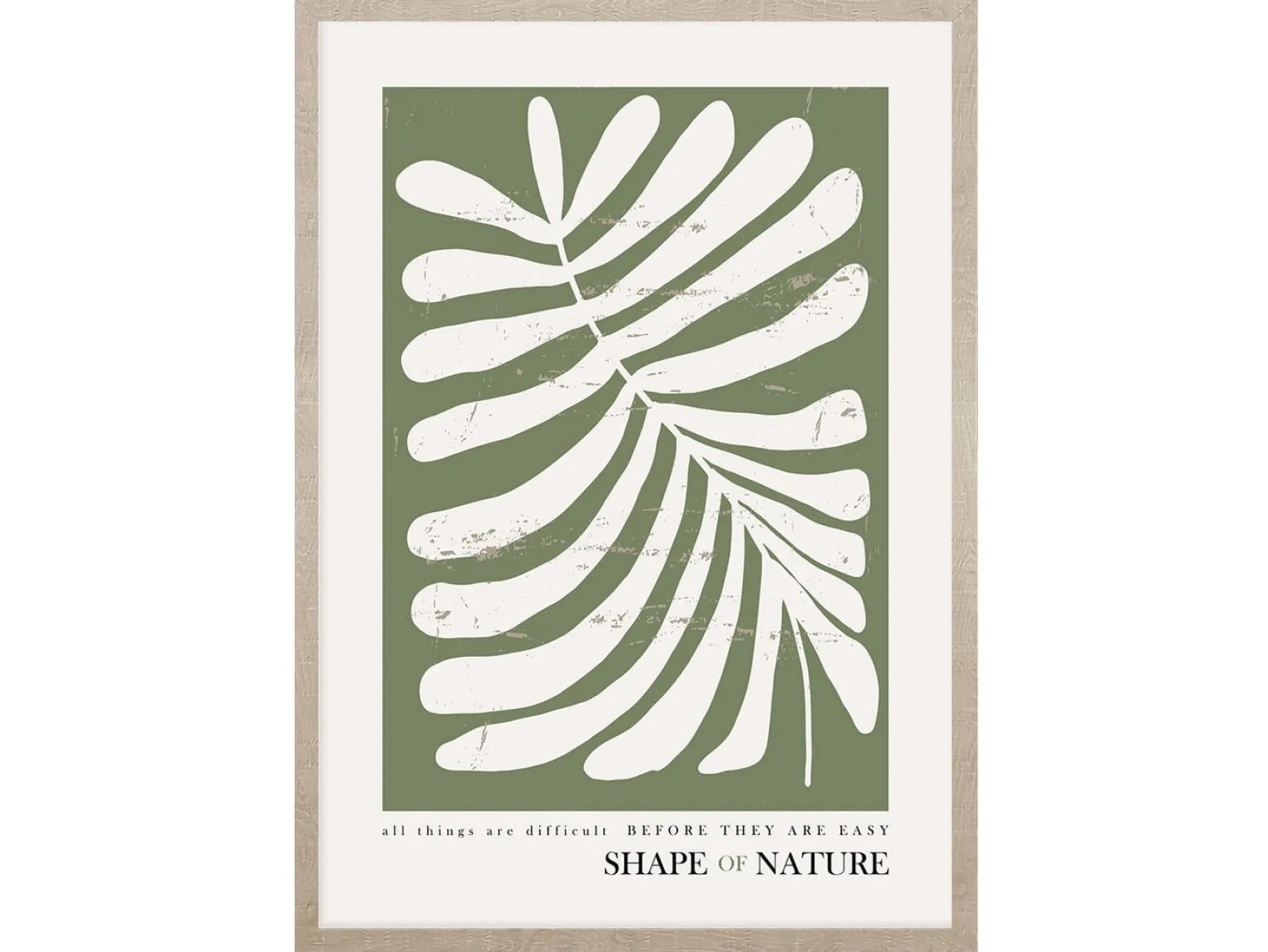 Obraz w ramie Shape Of Nature No.1 53x73 cm