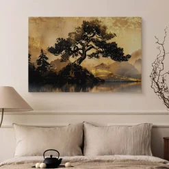 Obraz Abstrakcyjne Drzewo Vintage 30x20cm