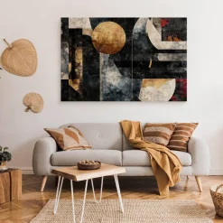 Obraz Abstrakcyjne Kształty Geometryczne 30x20cm
