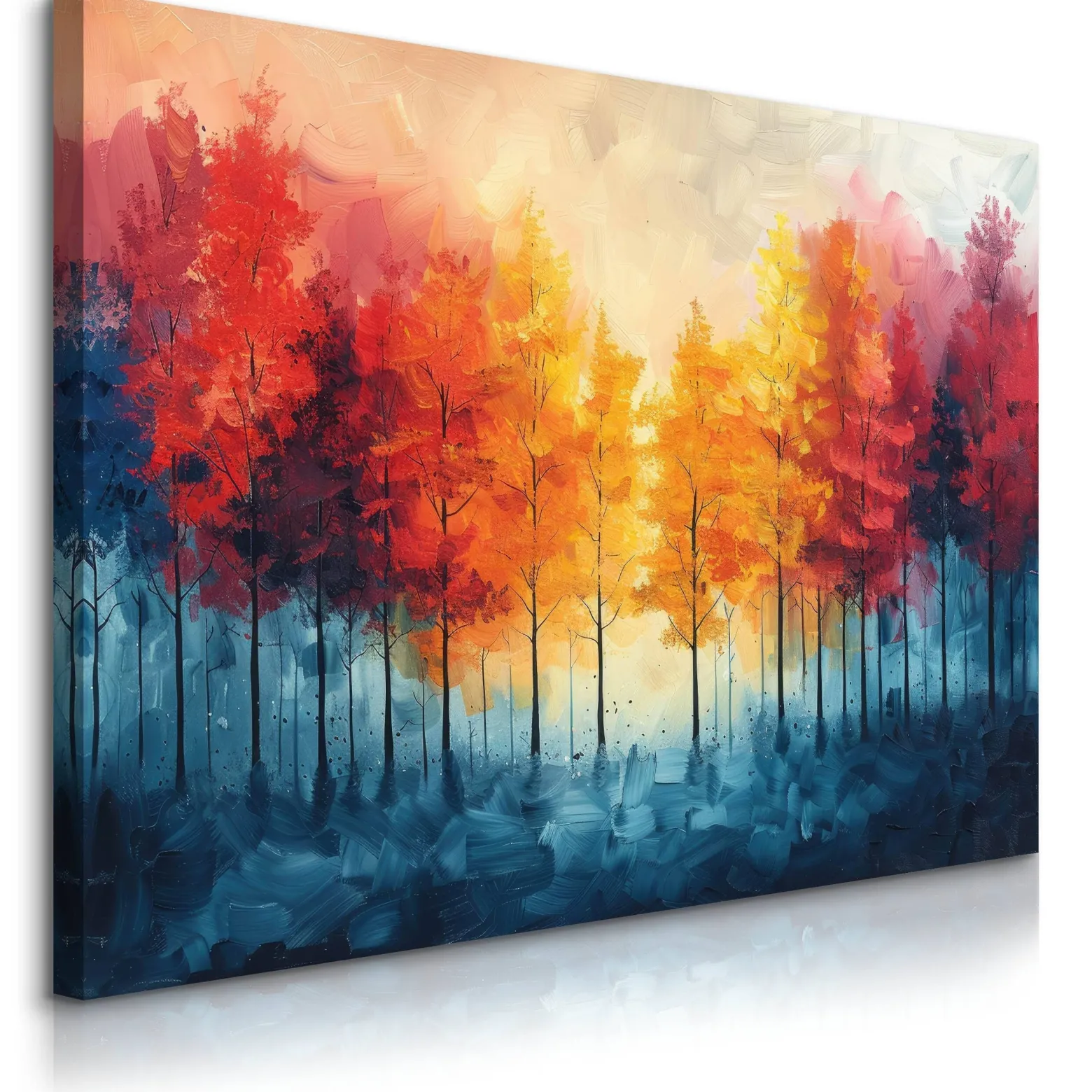 Obraz Akwarelowy Jesienny Las 30x20cm