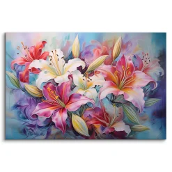 Obraz Barwne Lilie 30x20cm