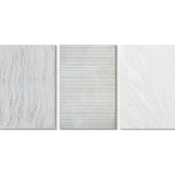 Obraz canvas 3 częściowy Piaskowe wzory | 3x40x60 | Wallfluent