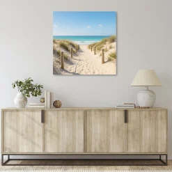 Obraz canvas do salonu sypialni biura, Morze Plaża Krajobraz 20x20