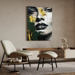 Obraz Ścienny Nowoczesny Portret Kobiety 20x30cm