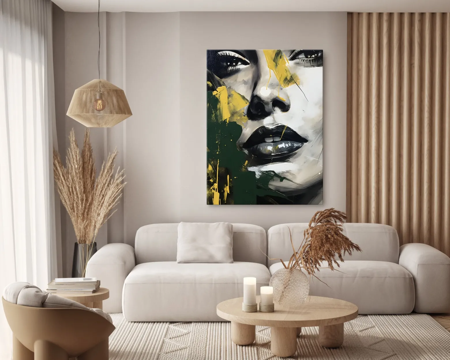 Obraz Ścienny Nowoczesny Portret Kobiety 20x30cm