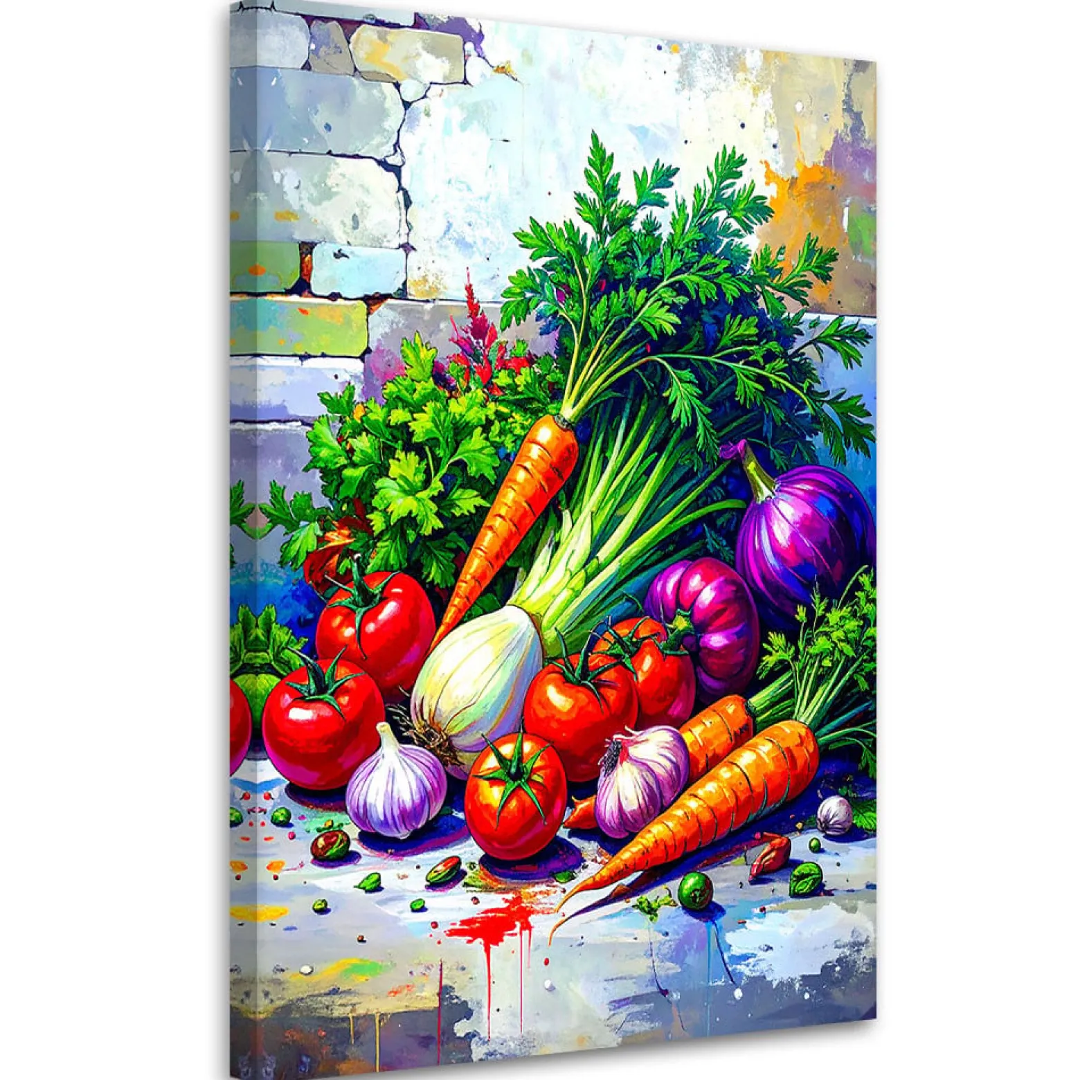 Obraz do kuchni jadalni, Warzywa Martwa Natura 20x30