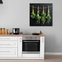 Obraz do kuchni restauracji baru jadalni, Zielone Brokuły 20x20