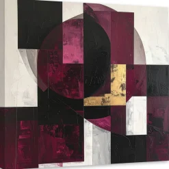 Obraz do salonu biura kuchni, Abstrakcja geometryczna 20x20