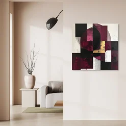 Obraz do salonu biura kuchni, Abstrakcja geometryczna 20x20