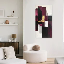 Obraz do salonu biura kuchni, Abstrakcja geometryczna 40x80
