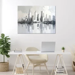 Obraz do salonu sypialni biura, Nowy Jork Wieżowce Miasto 30x20