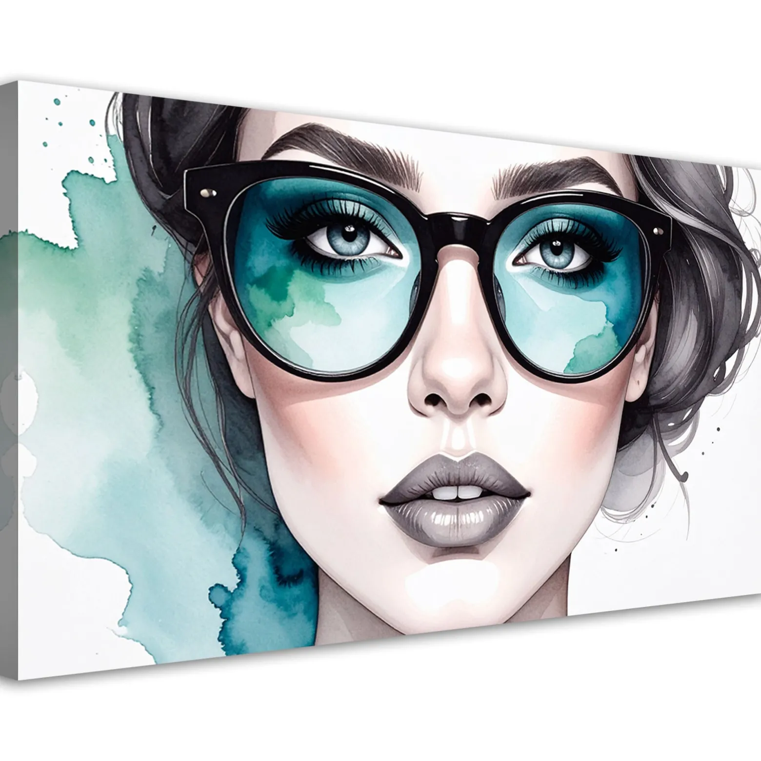 Obraz do sypialni salonu biura, Glamour Kobieta 80x40