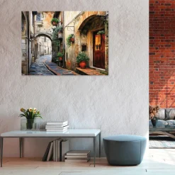 Obraz Do Sypialni Salonu Kuchni Uliczka Włoska Na Płótnie Ścianę 60X40