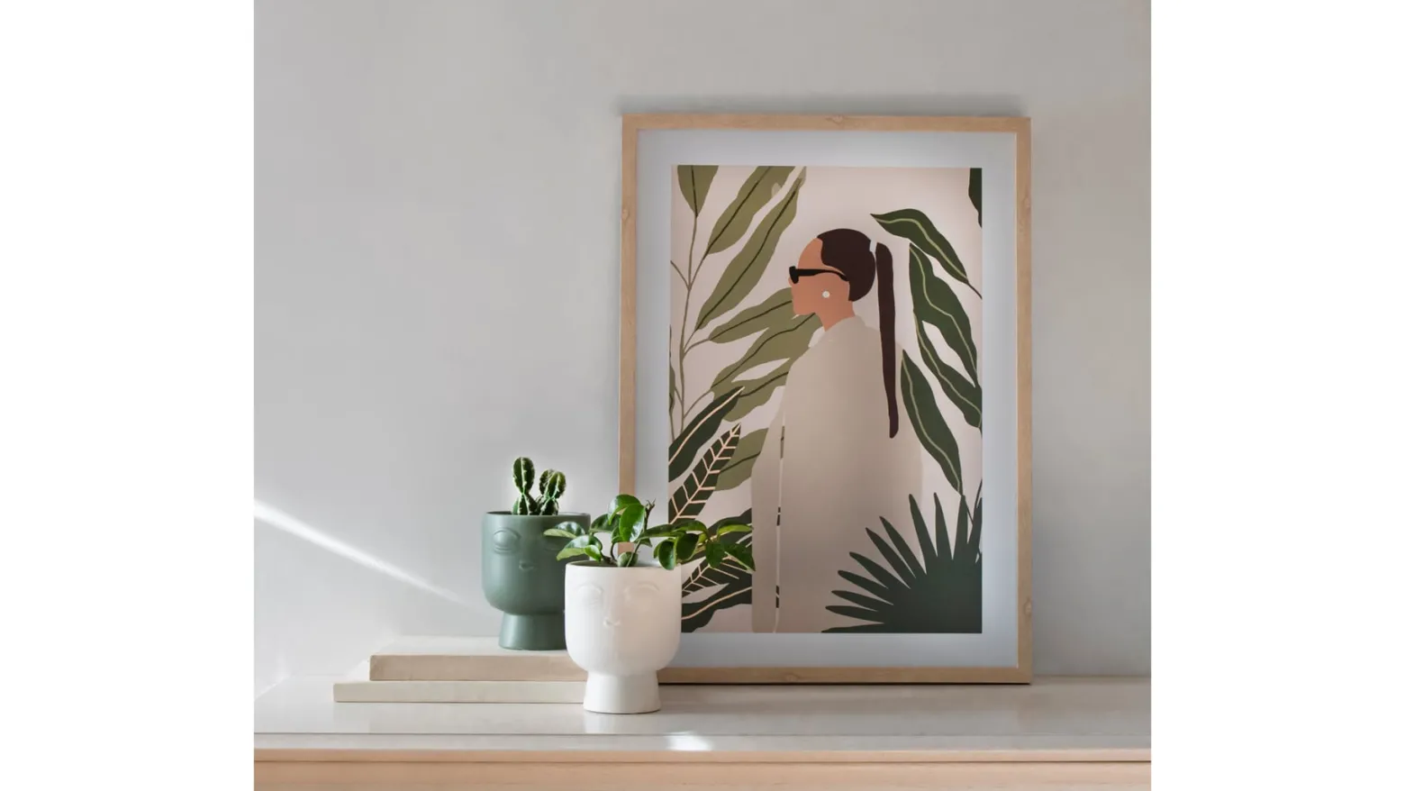 Obraz Kobieta w dżungli 50x70 cm