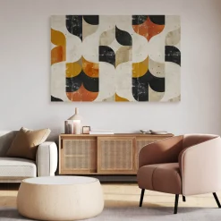 Obraz Kolorowe Kształty W Stylu Boho 30x20cm