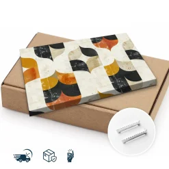 Obraz Kolorowe Kształty W Stylu Boho 30x20cm