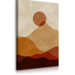 Obraz Krajobraz Górski Boho Zachód Słońca 20x30cm