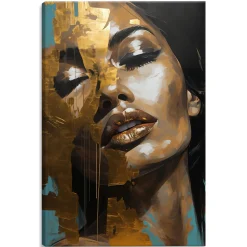 Obraz Na Ścianę Abstrakcyjny Kobiecy Portret 20x30cm