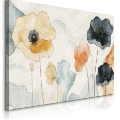 Obraz Pastelowe Maki W Stylu Boho 30x20cm