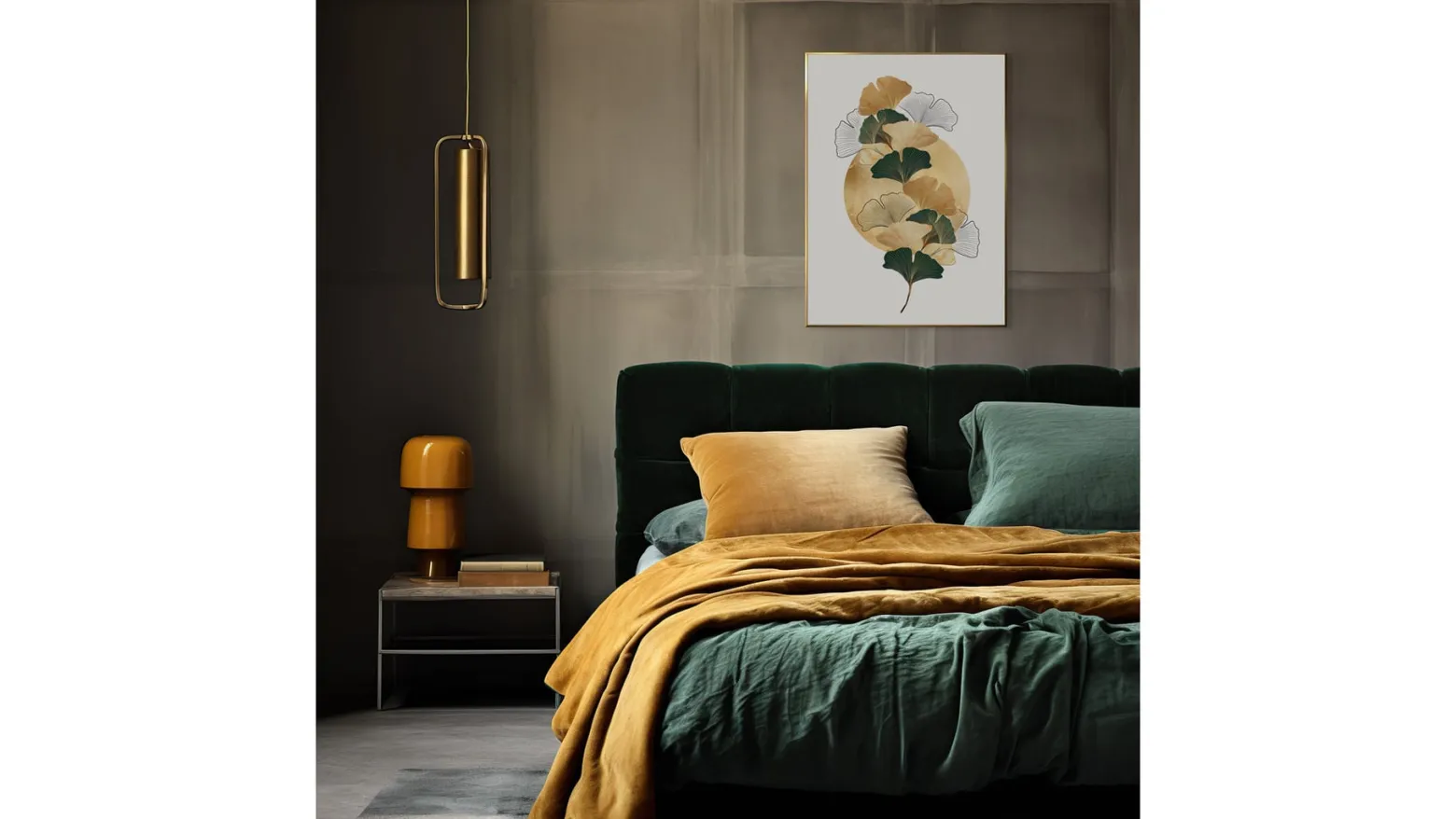 Obraz w ramie Gilded Ginko 50x70 cm