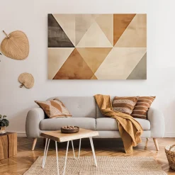 Obraz Wzór Geometryczny W Stylu Boho 30x20cm