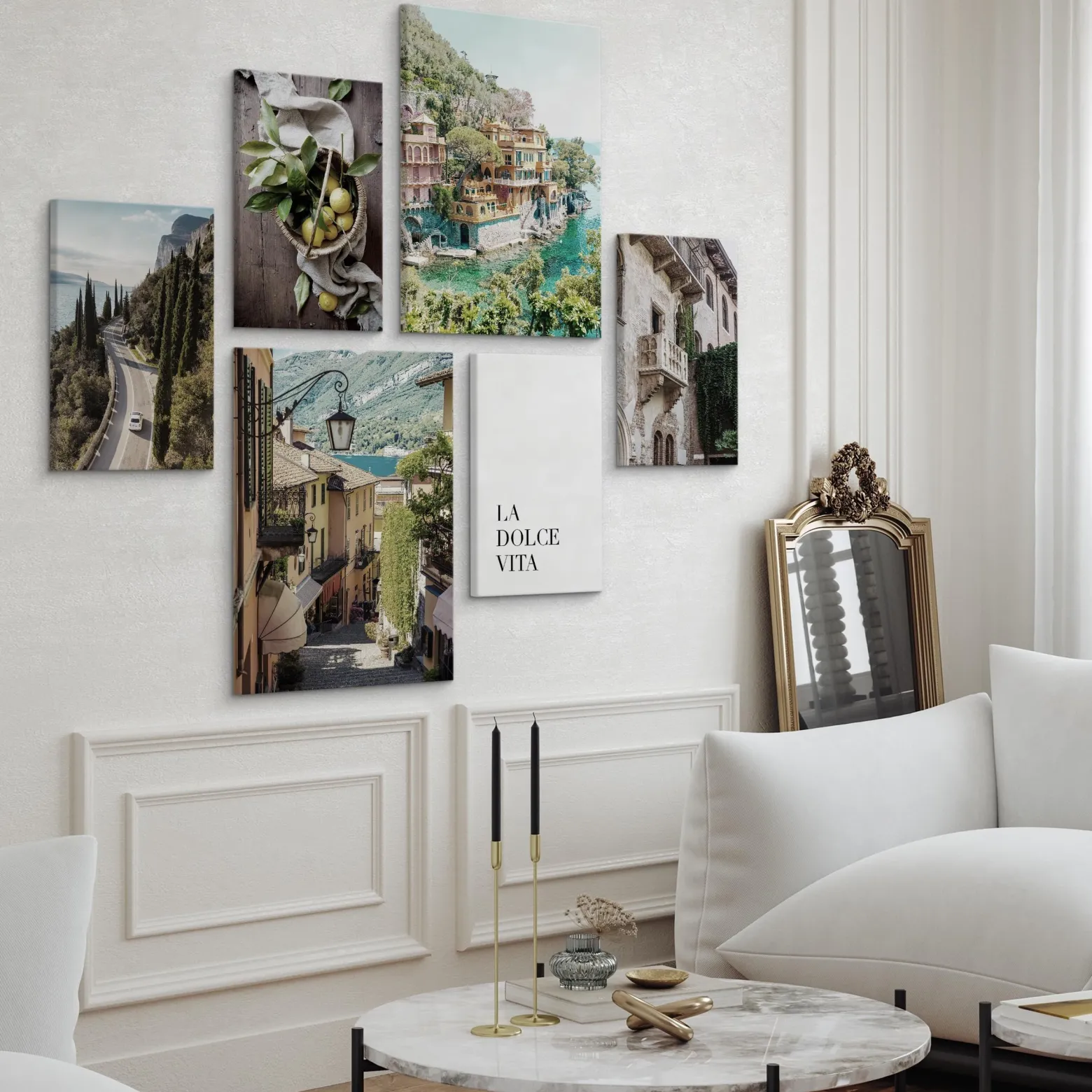 Obrazy La Dolce Vita Włoska Architektura 3D