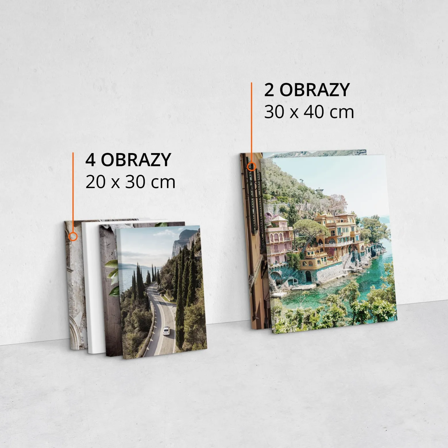 Obrazy La Dolce Vita Włoska Architektura 3D