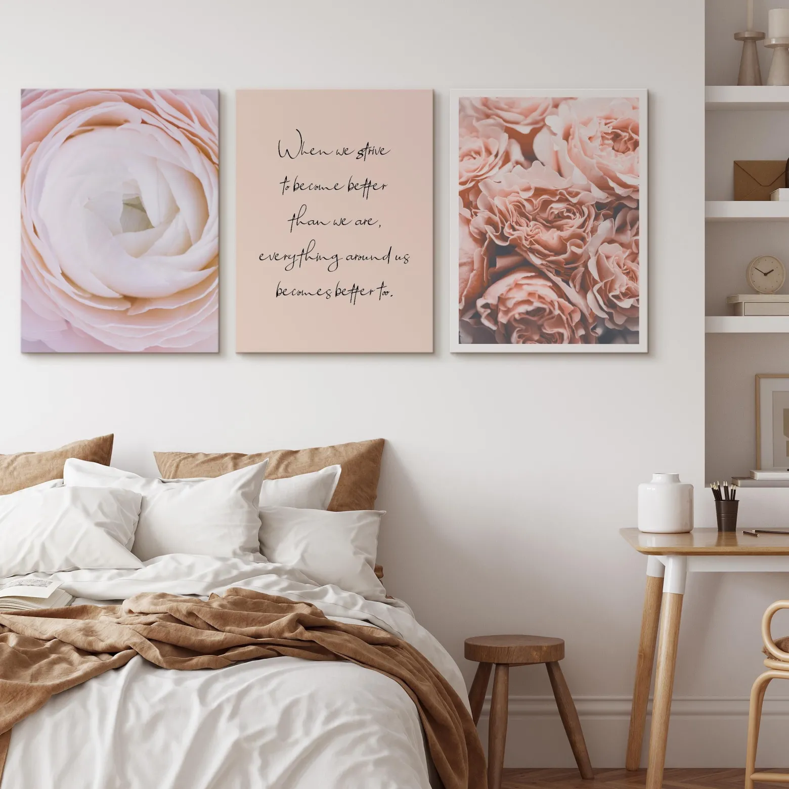 Obrazy Do Salonu Canvas Delikatne Piwonie