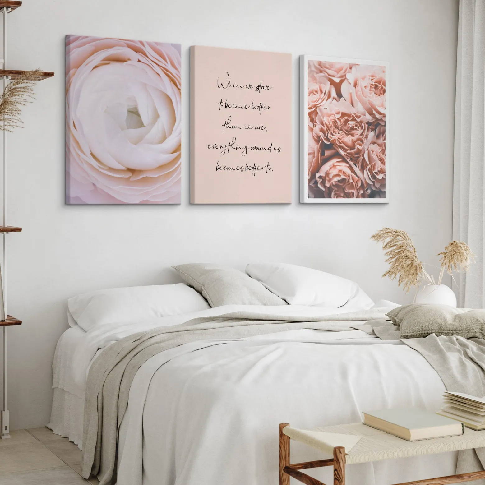 Obrazy Do Salonu Canvas Delikatne Piwonie