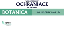 Ochraniacz na materac 90x200cm BOTANICA wodoodporny
