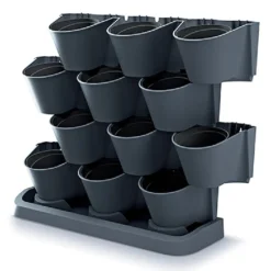 Ogród wertykalny stojący antracyt CASCADE GARDEN IO2W600S-S433