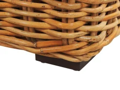 Ogrodowa sofa rattanowa z poduszkami