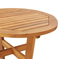 Ogrodowy stolik barowy, Ø60x105 cm, lite drewno akacjowe