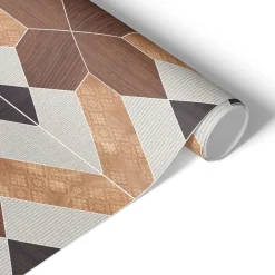 Okleina meblowa Ciepłe kształty 50x100 Folia samoprzylepna Salon
