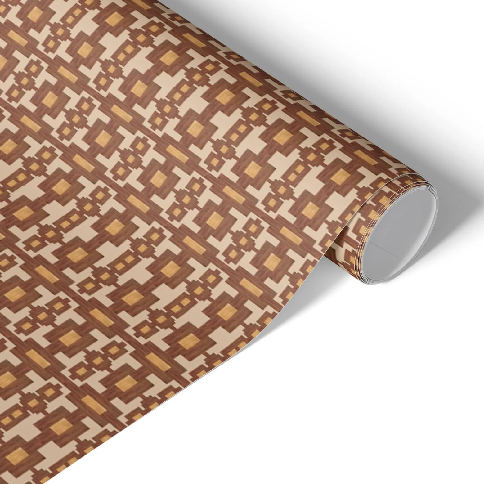 Okleina meblowa Retro brązy 50x100 Folia samoprzylepna Drewno DIY