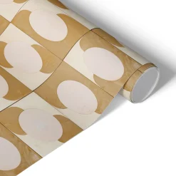 Okleina na meble Ciepła geometria 50x100 Folia samoprzylepna Salon